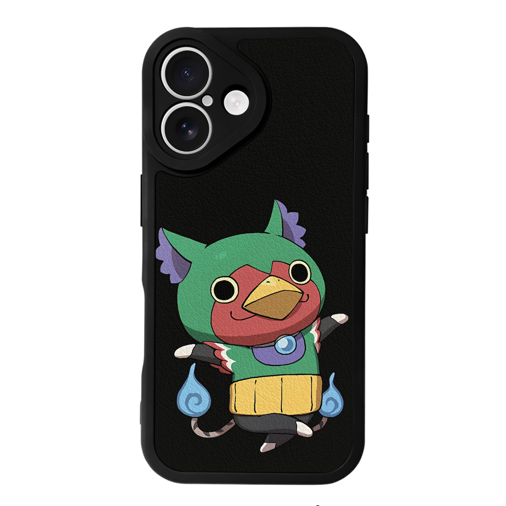 （画像用） 妖怪ウォッチ Yo-kai Watch 【iPhone 16シリーズ対応】シリコンスマホケース（レザー調） 材質：シリコン